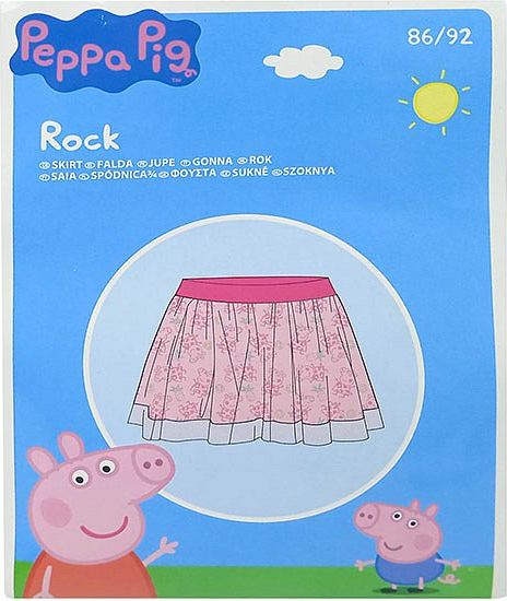 Dětská sukně prasátko Peppa vel. 86/92 - obrázek 2