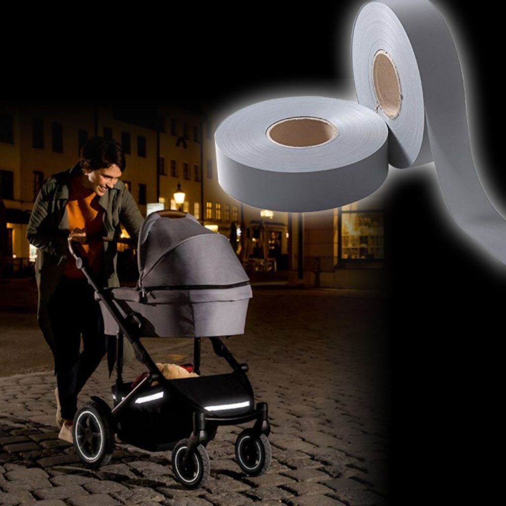 Popron.cz Stříbrná reflexní páska - obrázek 1