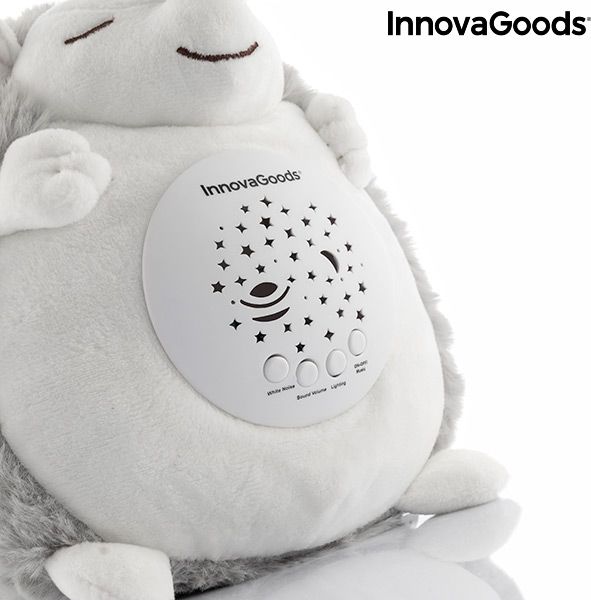 Plyšová hračka ježek s bílým šumem a projektorem na noční světlo - InnovaGoods Spikey - obrázek 5
