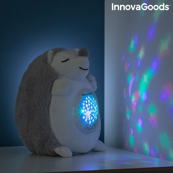 Plyšová hračka ježek s bílým šumem a projektorem na noční světlo - InnovaGoods Spikey - obrázek 7