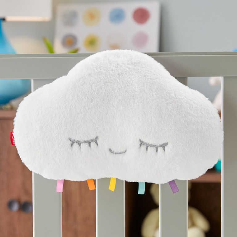 FISHER PRICE Baby usínáček obláček na baterie Světlo Zvuk pro miminko - obrázek 5