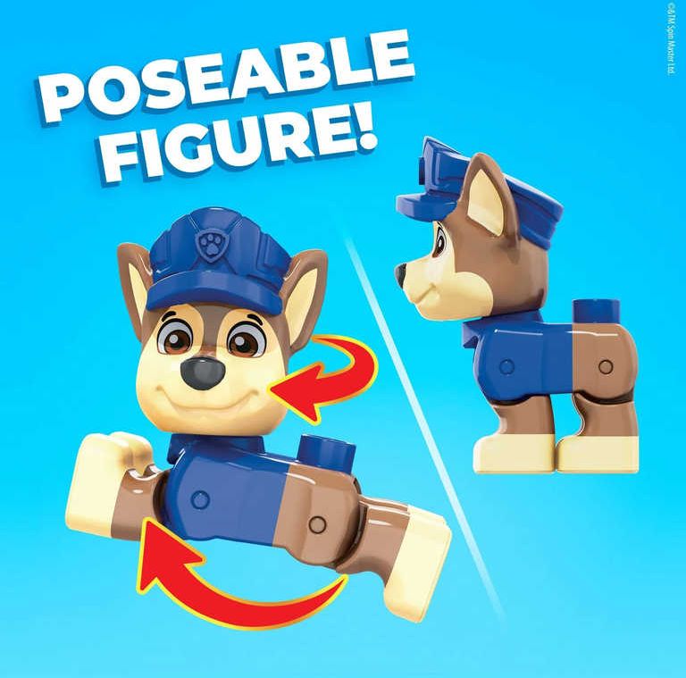 MEGA BLOKS Chaseovo auto Tlapková Patrola set stavebnice s figurkou - obrázek 3
