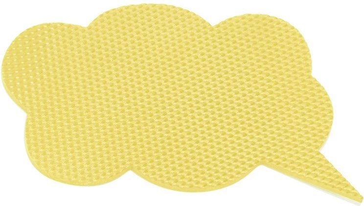 PĚNOVÁ SAMOLEPICÍ NÁSTĚNKA BUBLINA MALÁ - DREAM MRÁČEK - TMAVĚ ŽLUTÁ - obrázek 1