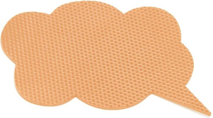 PĚNOVÁ SAMOLEPICÍ NÁSTĚNKA BUBLINA MALÁ - DREAM MRÁČEK - ORANŽOVÁ - obrázek 1