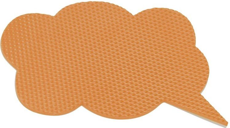 PĚNOVÁ SAMOLEPICÍ NÁSTĚNKA BUBLINA MALÁ - DREAM MRÁČEK - TMAVĚ ORANŽOVÁ - obrázek 1