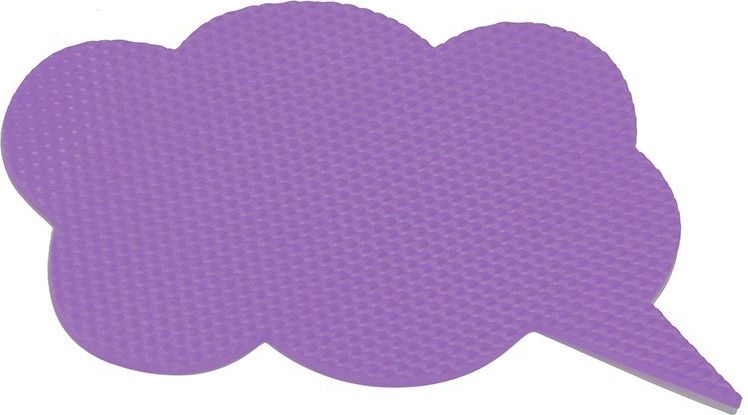 PĚNOVÁ SAMOLEPICÍ NÁSTĚNKA BUBLINA VELKÁ - DREAM MRÁČEK - FIALOVÁ - obrázek 1