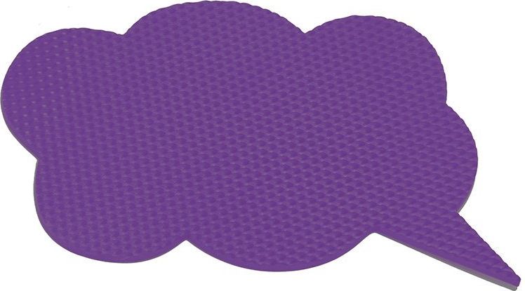 PĚNOVÁ SAMOLEPICÍ NÁSTĚNKA BUBLINA VELKÁ - DREAM MRÁČEK - TMAVĚ FIALOVÁ - obrázek 1