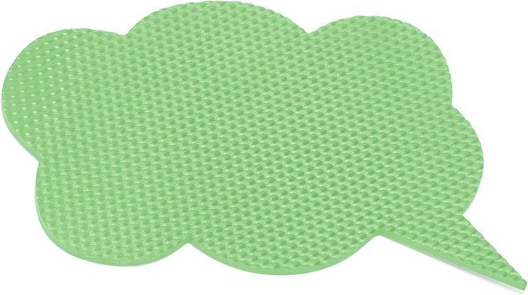 PĚNOVÁ SAMOLEPICÍ NÁSTĚNKA BUBLINA VELKÁ - DREAM MRÁČEK - ZELENÁ - obrázek 1