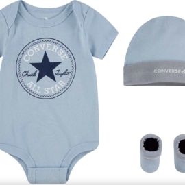 Converse classic ctp infant hat bodysuit bootie set 3pk | MC0028-C1A | Modrá | 6-12 M - obrázek 1