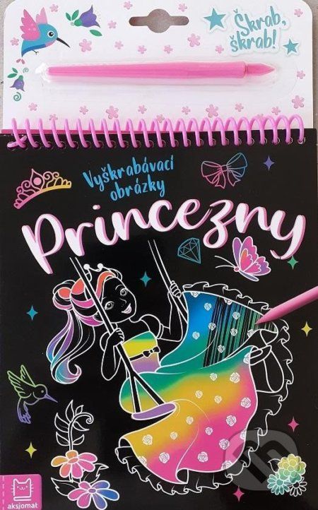 Vyškrábavací obrázky - Princezny - Marzena Ćwik, Andrea Macurová - obrázek 1