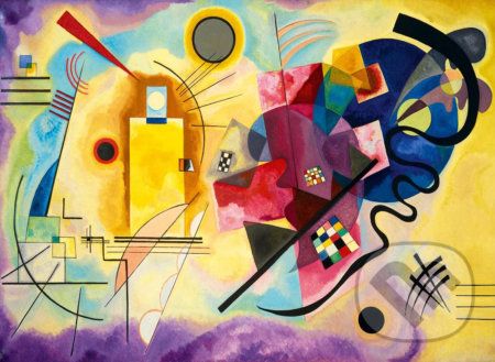 Kandinsky - Yellow, Red, Blue, 1925 - Bluebird - obrázek 1