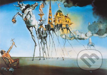 Salvador Dalí - The Temptation of St. Anthony, 1946 - Bluebird - obrázek 1