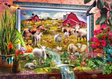 Krasny: Magic Farm Painting II - Bluebird - obrázek 1