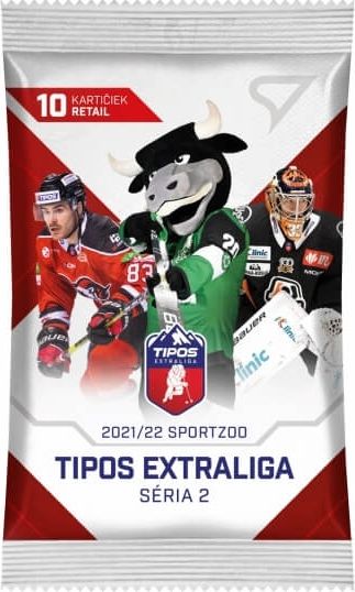 Sportzoo Hokejové karty Tipos extraliga 2021-22 Retail balíček 2. séria - obrázek 1