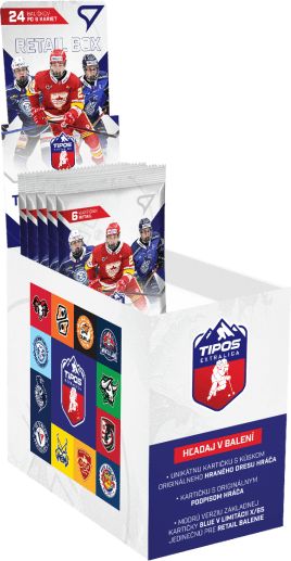 Sportzoo Hokejové karty Tipos extraliga 2021-22 Retail box 1. série - obrázek 1