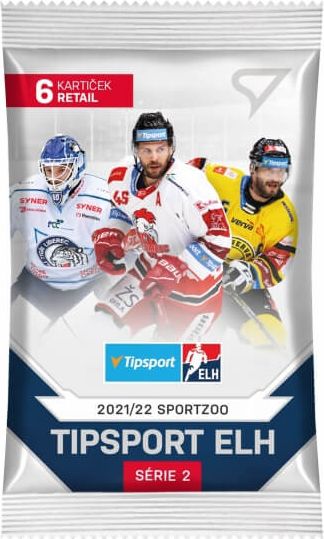 Sportzoo Hokejové karty Tipsport ELH 21/22 Retail balíček 2. série - obrázek 1