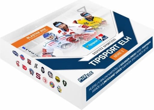 Sportzoo Hokejové karty Tipsport ELH 21/22 Blaster box 2. série - obrázek 1