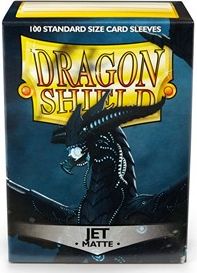 Dragon Shield Obaly na karty Dragon Shield Standard Sleeves - Matte Jet - 100 ks - obrázek 1