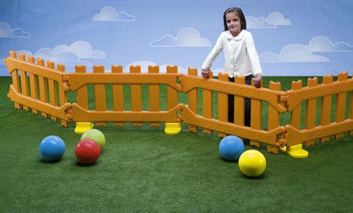 Italveneta Didaticca Dětské oplocení Play Pen - ohrádka plastová Barva: Žlutá - obrázek 2