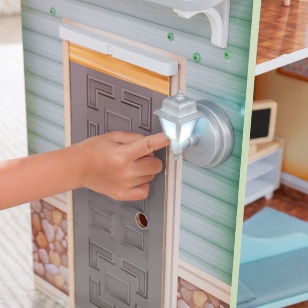 KidKraft Dřevěný domeček Hallie - obrázek 3