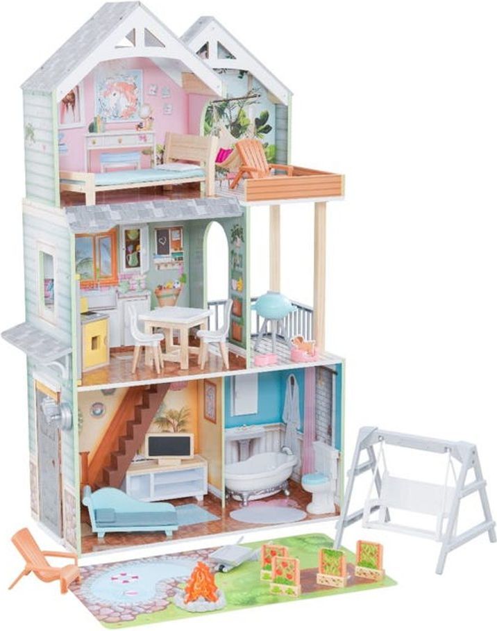 KidKraft Dřevěný domeček Hallie - obrázek 11