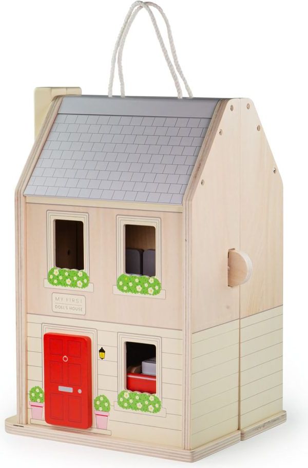 Bigjigs Toys Rozkládací domeček s příslušenstvím - obrázek 1