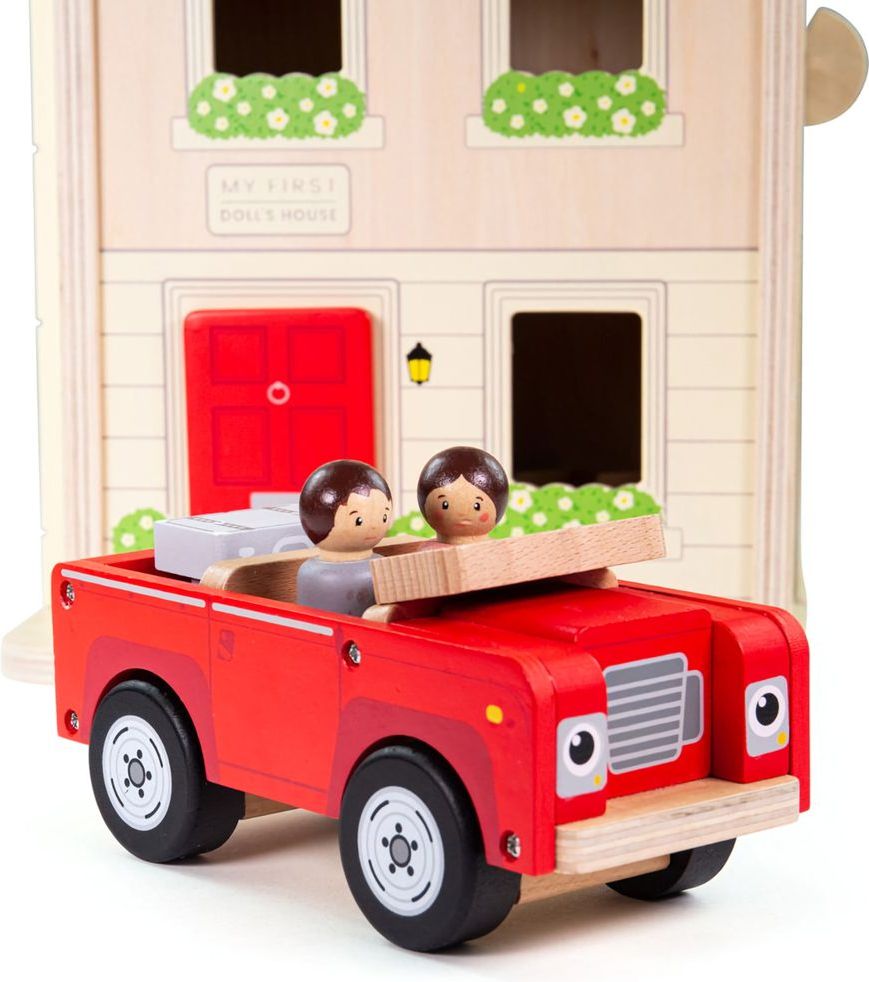 Bigjigs Toys Rozkládací domeček s příslušenstvím - obrázek 7