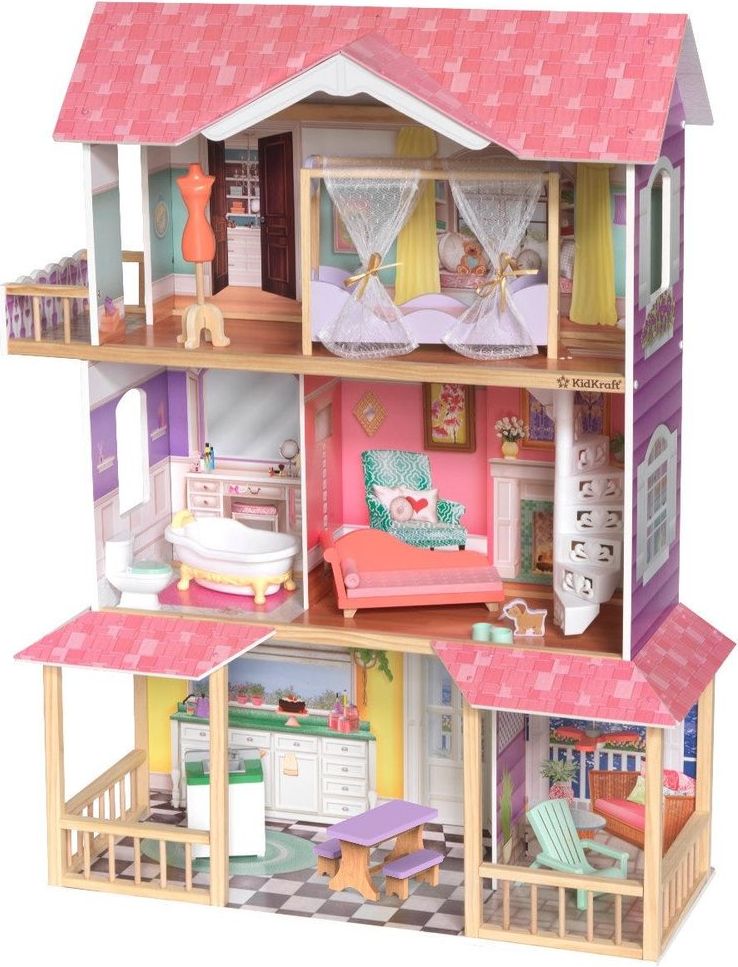 KidKraft Dřevěný domeček Viviana - obrázek 8