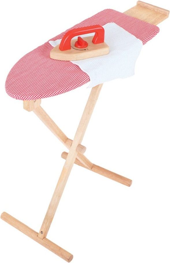 Bigjigs Toys Dřevěné žehlící prkno s žehličkou - obrázek 1