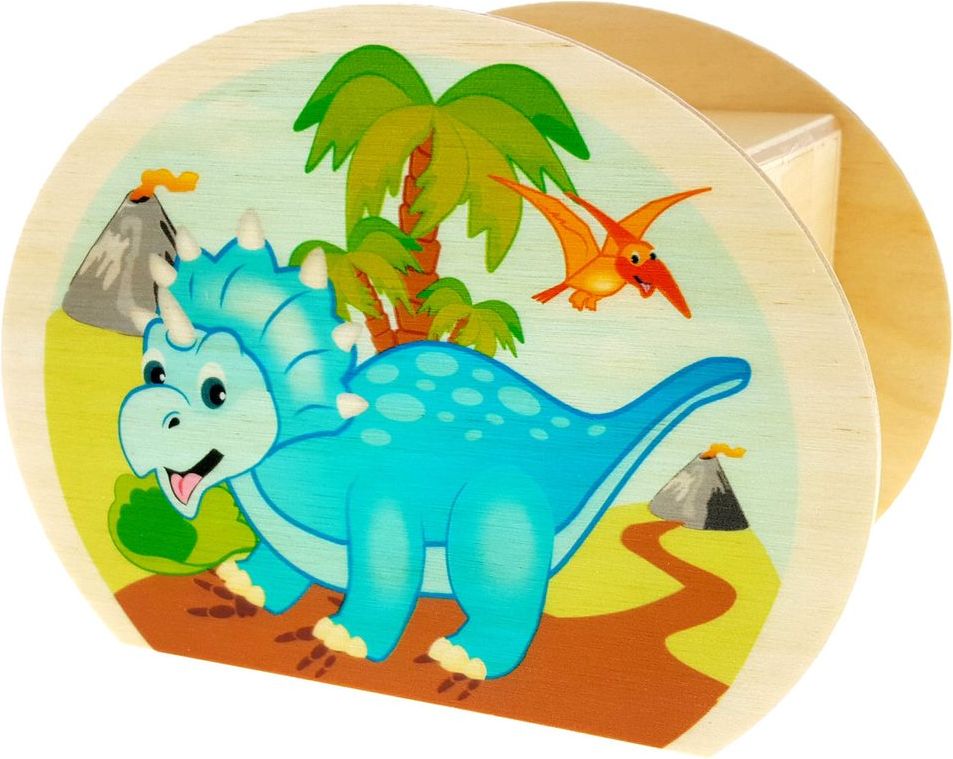 Hess Dřevěná pokladnička dinosaurus - obrázek 1
