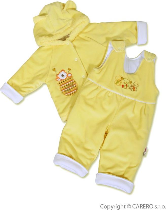 Kojenecká zimní souprava New Baby medvídek zeleno-bílá&nbsp;-&nbsp;74 (6-9m) - obrázek 1