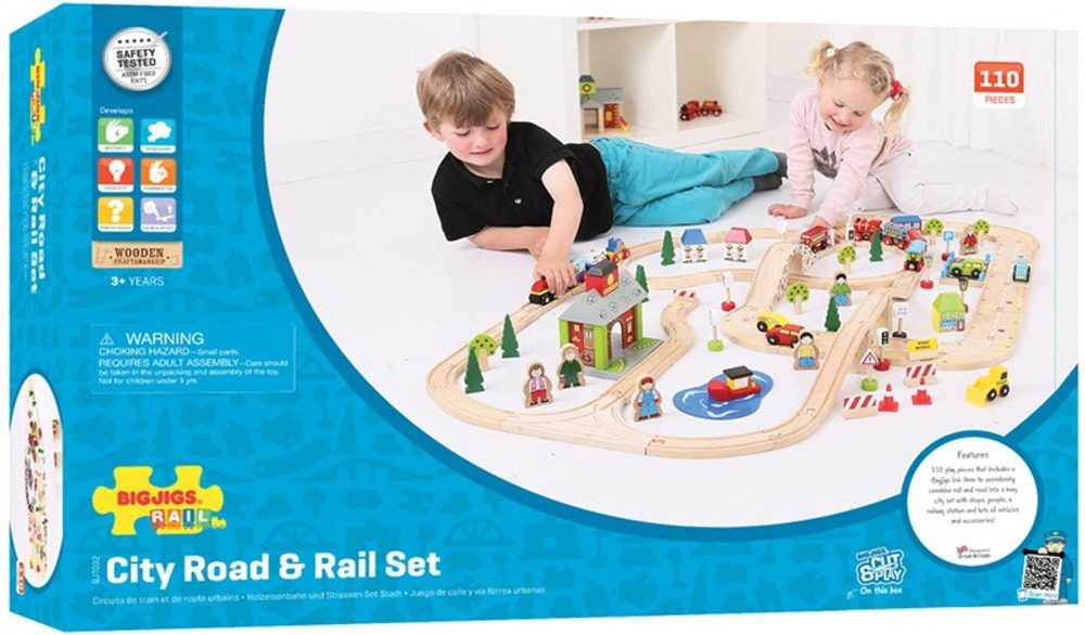 Bigjigs Rail Vláčkodráha a autodráha - obrázek 3