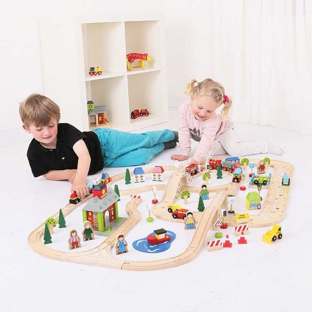 Bigjigs Rail Vláčkodráha a autodráha - obrázek 4