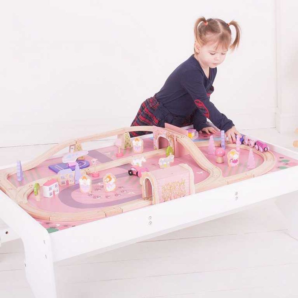 Bigjigs Rail Vláčkodráha Magical a stůl - obrázek 2
