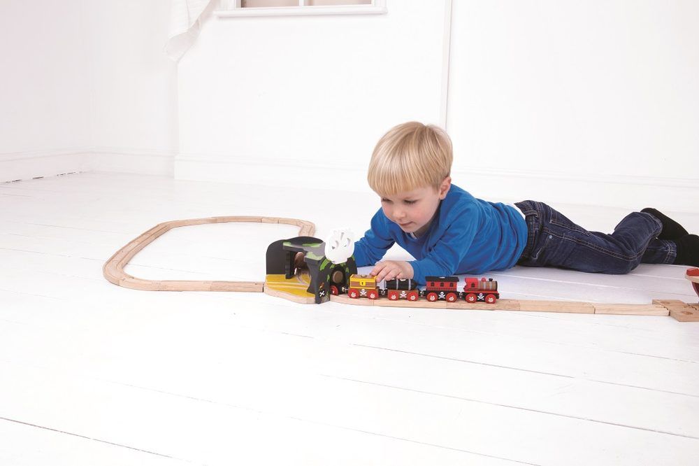 Bigjigs Rail Tunel s výhybkou jeskyně lebka - obrázek 5