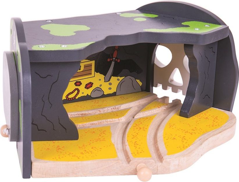 Bigjigs Rail Tunel s výhybkou jeskyně lebka - obrázek 8