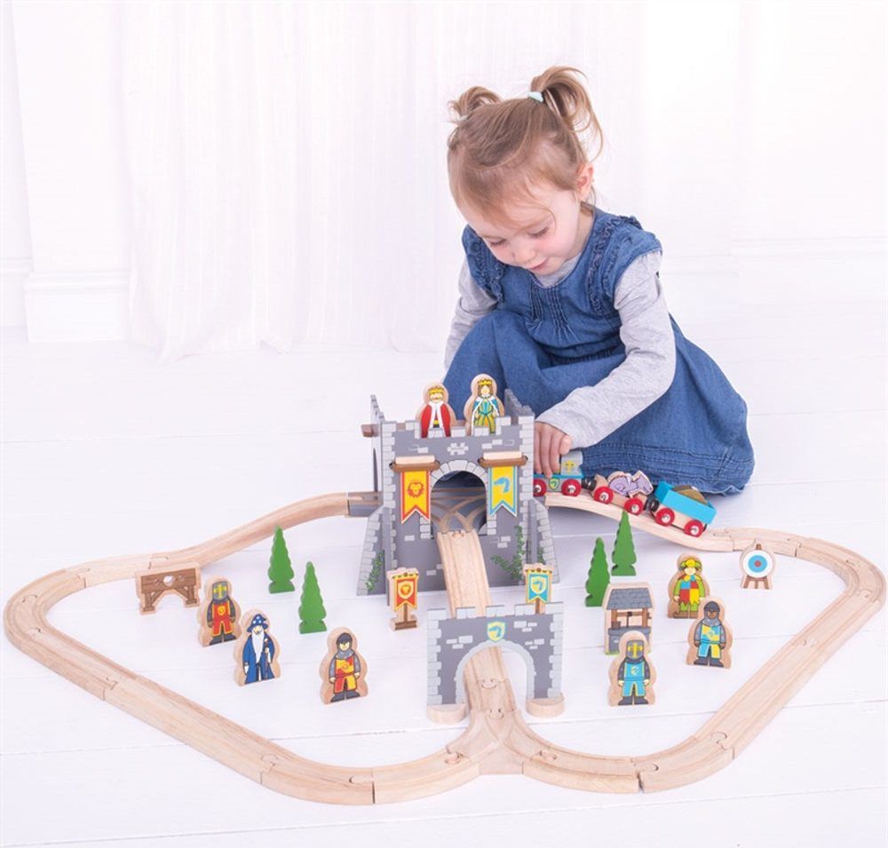 Bigjigs Rail Dřevěná vláčkodráha Středověk - obrázek 4