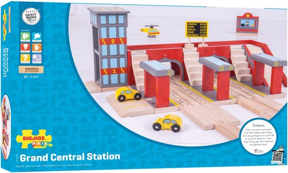 Bigjigs Rail Nádraží Grand central station - obrázek 2