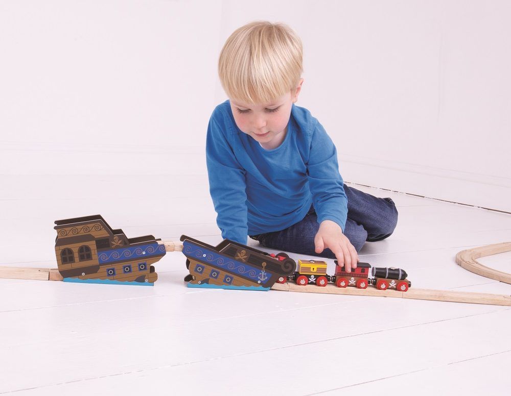 Bigjigs Rail Most vrak lodi - obrázek 5