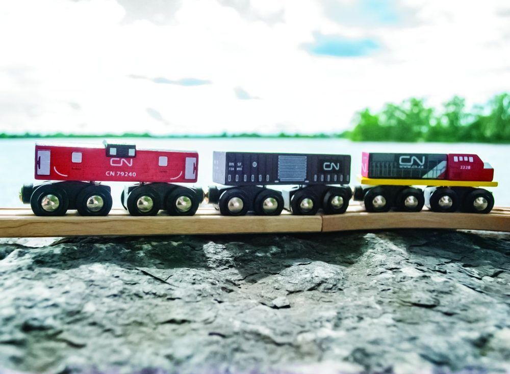 Bigjigs Rail Bigjigs Rall CN nákladní vlak + koleje - obrázek 5