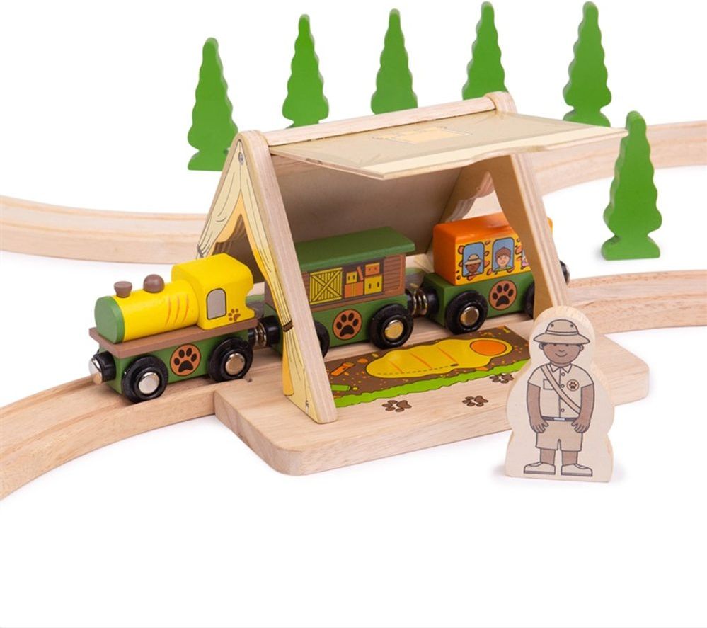 Bigjigs Rail vlak Safari stan - obrázek 1