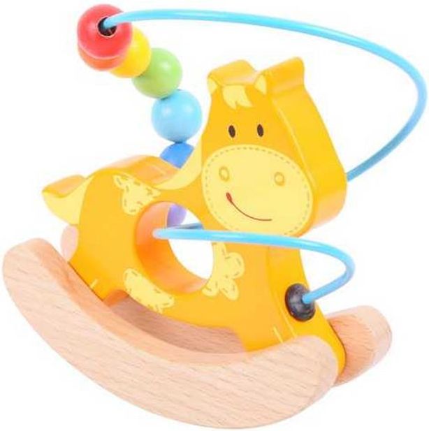 Bigjigs Toys Bigjigs Baby Motorický labyrint houpačka koník - obrázek 1