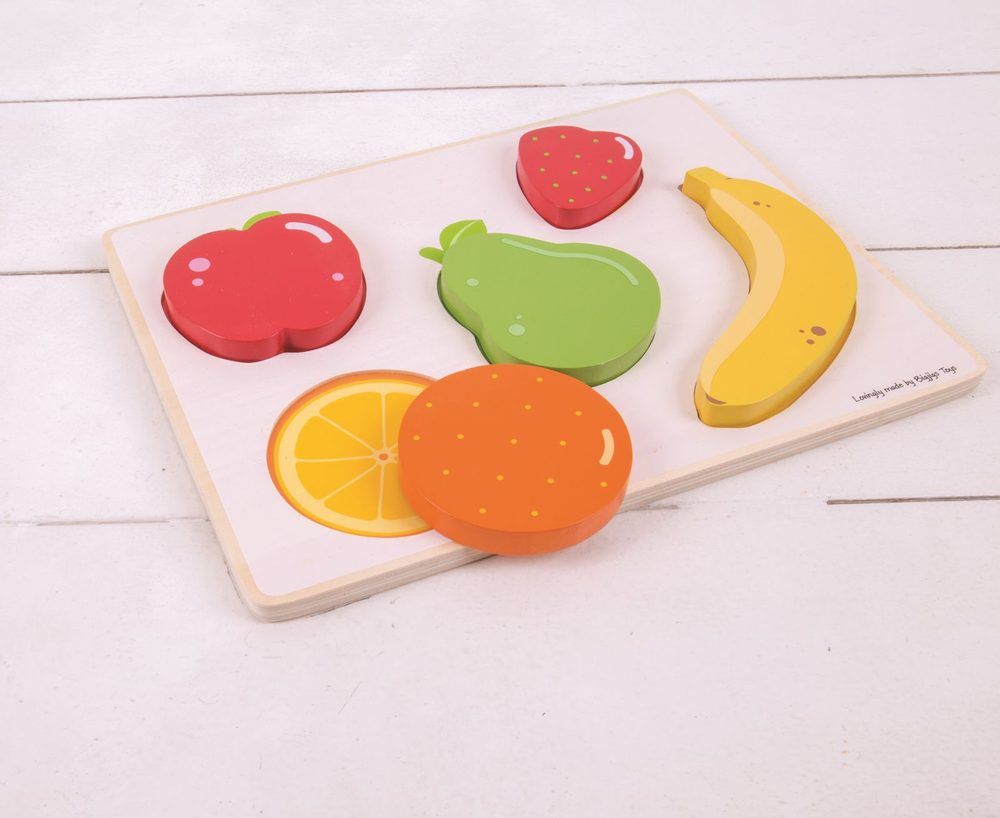 Bigjigs Toys Vkládací puzzle ovoce - obrázek 2