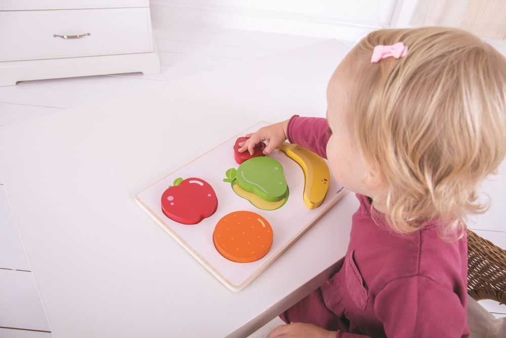 Bigjigs Toys Vkládací puzzle ovoce - obrázek 3