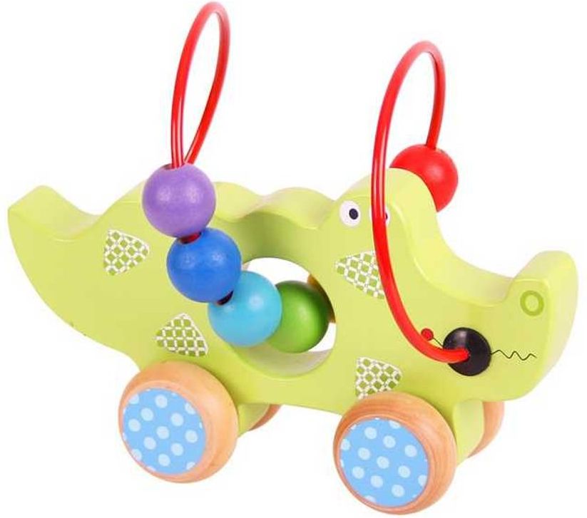 Bigjigs Toys Bigjigs Baby Motorický labyrint krokodýl - obrázek 1