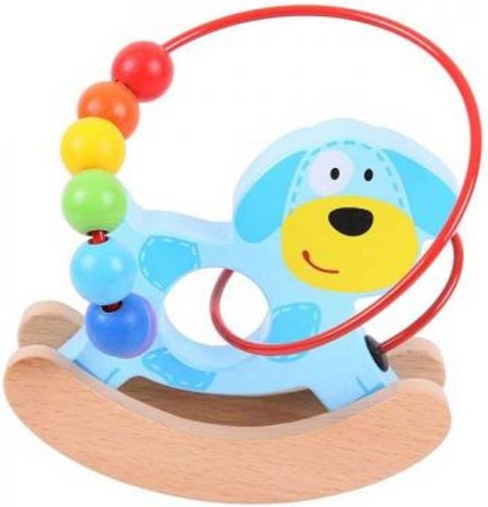 Bigjigs Toys Bigjigs Baby Motorický labyrint houpačka pejsek - obrázek 1