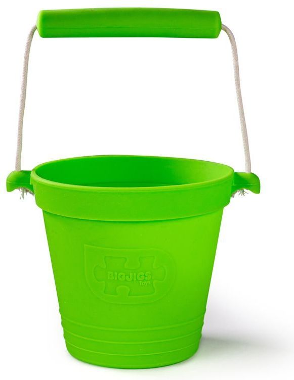Bigjigs Toys Plážový kyblíček zelený - obrázek 1