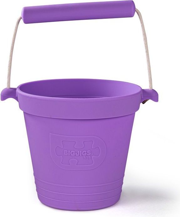 Bigjigs Toys Plážový kyblíček fialový - obrázek 1