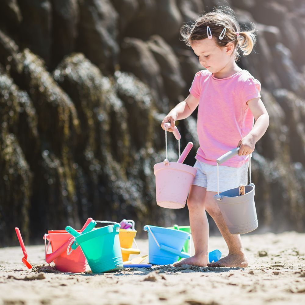 Bigjigs Toys Plážový kyblíček růžový - obrázek 2