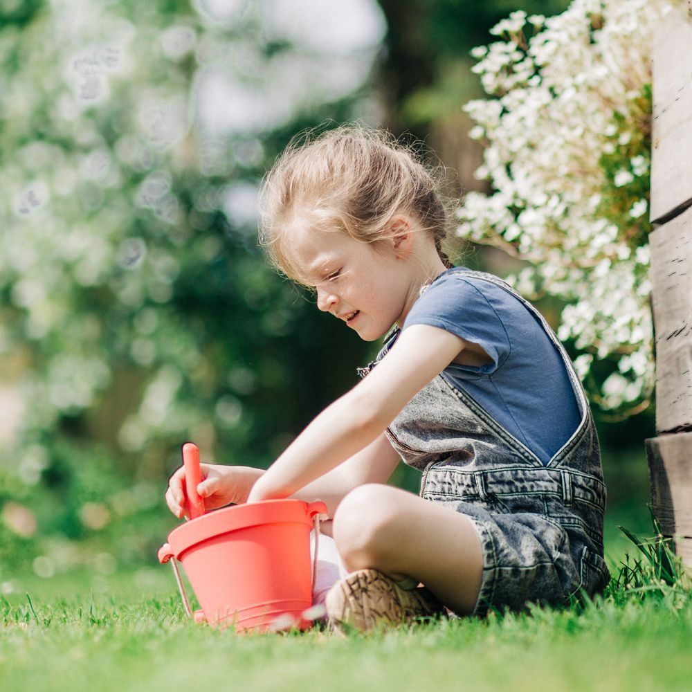 Bigjigs Toys Plážový kyblíček růžový - obrázek 5
